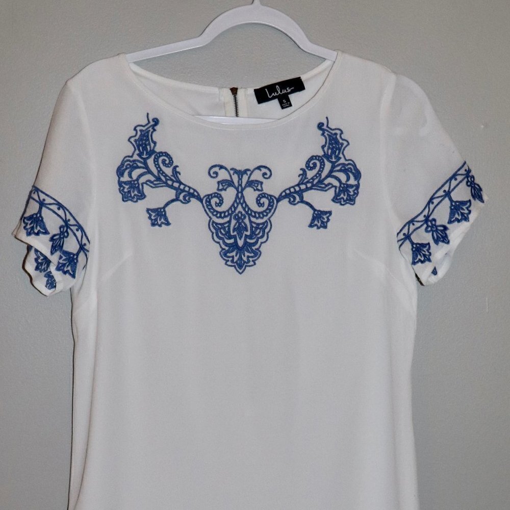Lulus Flora Tale To Tell Mini Dress Size S